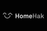 Image of Black and white logo of HomeHak on ProductMarketing.ie